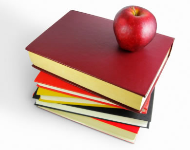 books and apple
